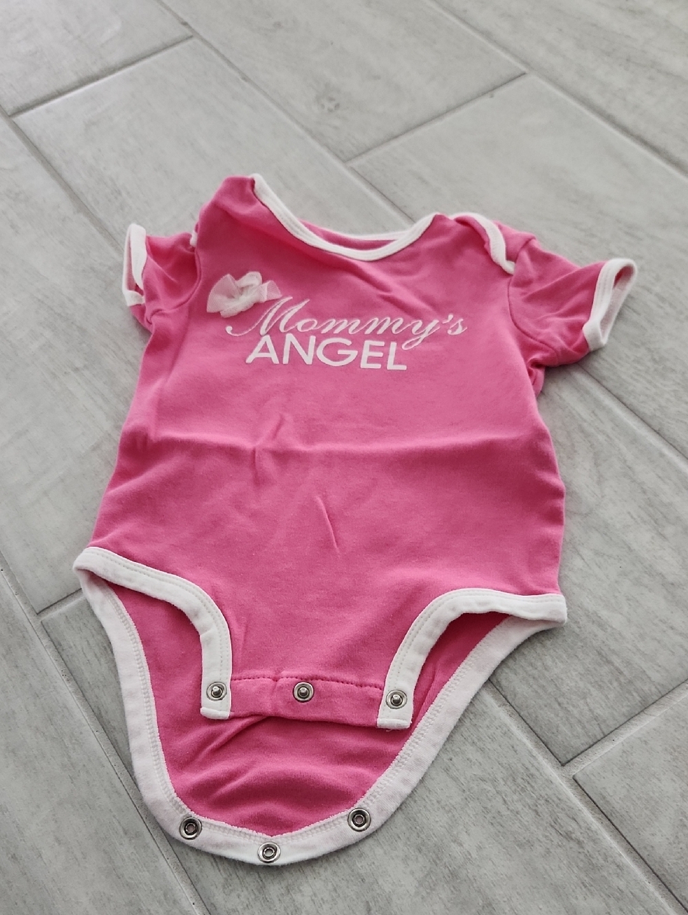 Carter's Pink "Mommy's Angel" One-Piece